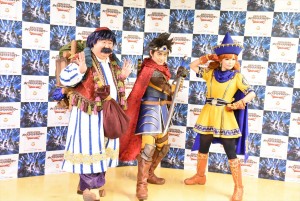 『ドラゴンクエスト ライブスペクタクルツアー』囲み取材に応じた松浦司、中川翔子、芋洗坂係長
