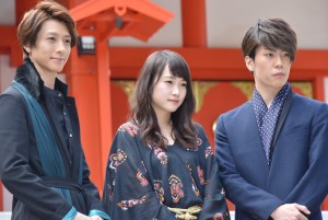 舞台『あずみ~戦国編』公演成功祈願・制作発表会にて