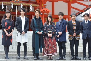 舞台『あずみ~戦国編』公演成功祈願・制作発表会にて