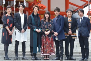 舞台『あずみ~戦国編』公演成功祈願・制作発表会にて