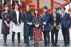 舞台『あずみ~戦国編』公演成功祈願・制作発表会にて