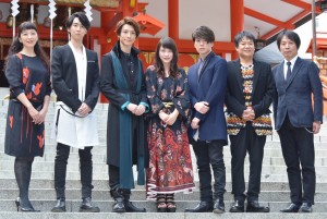 舞台『あずみ~戦国編』公演成功祈願・制作発表会にて