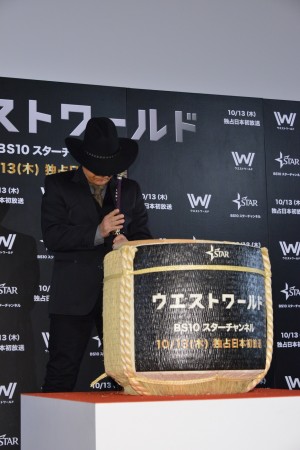 『ウエストワールド』ジャパンプレミアに登場した藤岡弘、