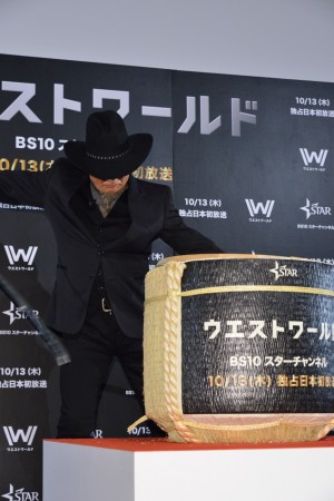 『ウエストワールド』ジャパンプレミアに登場した藤岡弘、