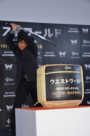 『ウエストワールド』ジャパンプレミアに登場した藤岡弘、