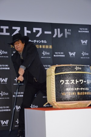 『ウエストワールド』ジャパンプレミアに登場した藤岡弘、