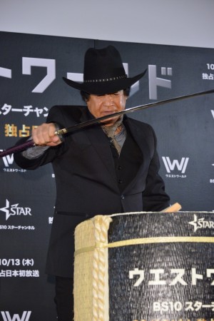 『ウエストワールド』ジャパンプレミアに登場した藤岡弘、