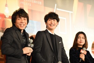 三浦大輔監督、岡田将生、二階堂ふみ『何者』初日舞台挨拶にて