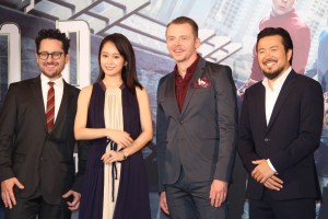 『スター・トレック BEYOND』ジャパンプレミアに出席した、J・J・エイブラムス、サイモン・ペッグ、ジャスティン・リン監督、前田敦子