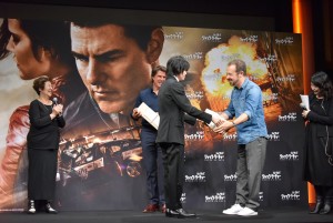 『ジャック・リーチャー NEVER GO BACK』来日会見に出席した、トム・クルーズ、池松壮亮、エドワード・ズウィック監督