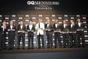 「GQ MEN OF THE YEAR 2016」授賞記者会見に出席した、菅田将暉、渡辺謙、吉川晃司、ベイカー茉秋、トレンディエンジェル、飯塚翔太、山縣亮太、ケンブリッジ飛鳥、桐生祥秀