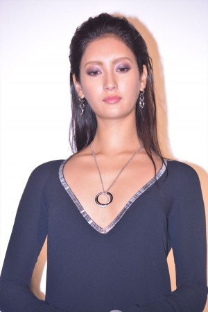 映画『土竜の唄 香港狂騒曲』バトルシッププレミア&完成披露舞台挨拶に出席した、菜々緒