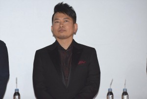 『龍が如く6 命の詩。』完成披露会に出席した、宮迫博之