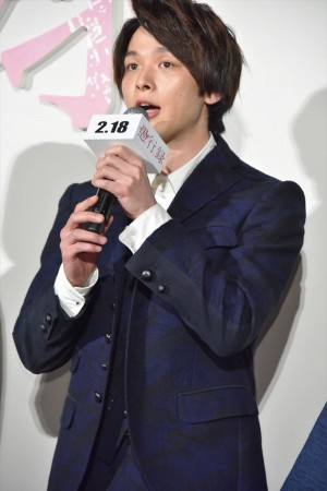 『愚行録』のジャパンプレミアに出席した、中村倫也