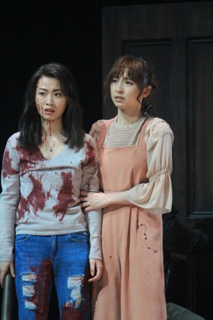 『BIOHAZARD THE Experience』公開ゲネプロ&囲み取材に出席した、篠田麻里子
