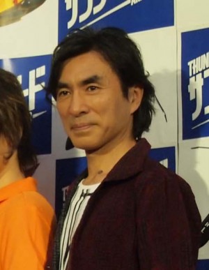 『サンダーバード ARE GO』記者会見に出席した柿原徹也、花輪英司、浪川大輔、村瀬歩、KENN、河森正治(サンダーバードデザイン)