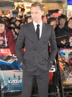 トム・ヒドルストン、映画『キングコング:髑髏島の巨神』ジャパンプレミアに登場