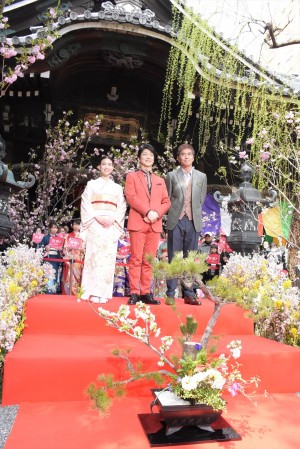 『花戦さ』完成奉告&記者会見にて