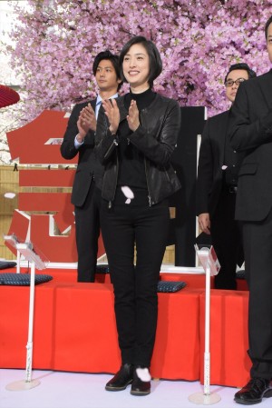 天海祐希、『緊急取調室』制作発表会見にて