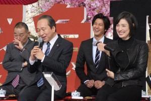 『緊急取調室』制作発表会見にて