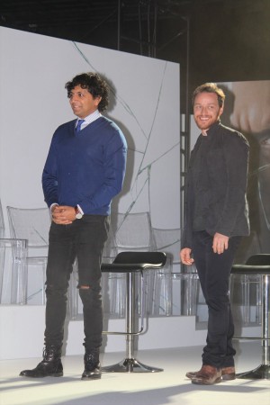 ジェームズ・マカヴォイ&M・ナイト・シャマラン監督『スプリット』来日記念イベントにて