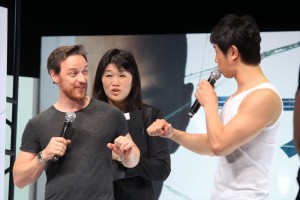 ジェームズ・マカヴォイ&庄司智春、『スプリット』来日記念イベントにて