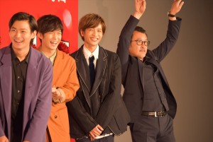 『帝一の國』初日舞台挨拶にて