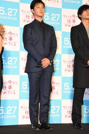 工藤阿須加、『ちょっと今から仕事やめてくる』完成披露舞台挨拶にて