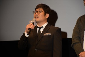 熊切和嘉監督、『武曲 MUKOKU』完成披露舞台挨拶にて