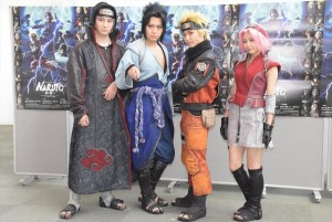 『ライブ・スペクタクル「NARUTO-ナルト-」~暁の調べ~』囲み取材にて