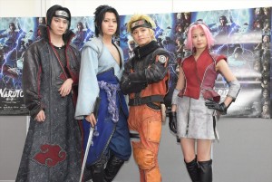 『ライブ・スペクタクル「NARUTO-ナルト-」~暁の調べ~』囲み取材にて