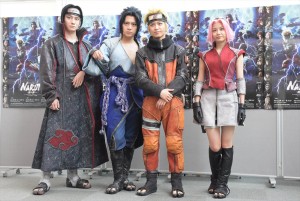 『ライブ・スペクタクル「NARUTO-ナルト-」~暁の調べ~』囲み取材にて
