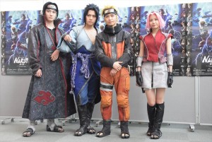 『ライブ・スペクタクル「NARUTO-ナルト-」~暁の調べ~』囲み取材にて