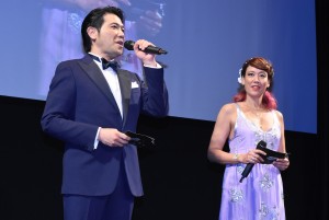 別所哲也、LiLiCo、「ショートショート フィルムフェスティバル & アジア2017」オープニングセレモニーにて