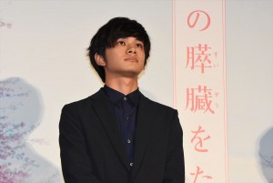 北村匠海、『君の膵臓をたべたい』完成披露舞台挨拶にて