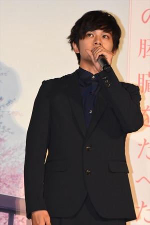 北村匠海、『君の膵臓をたべたい』完成披露舞台挨拶にて