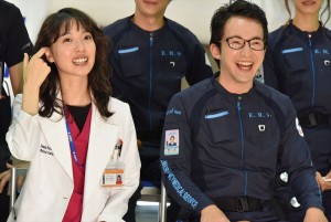 戸田恵梨香、浅利陽介、フジテレビ『コード・ブルー-ドクターヘリ緊急救命-THE THIRD SEASON』記者発表に登壇