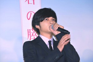 北村匠海、『君の膵臓をたべたい』初日舞台挨拶に登壇