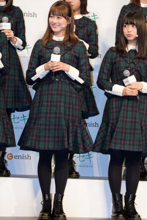 欅坂46・守屋茜、『欅のキセキ』アプリリリース&新CM発表会に登場