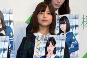 欅坂46・渡邉理佐、『欅のキセキ』アプリリリース&新CM発表会に登場