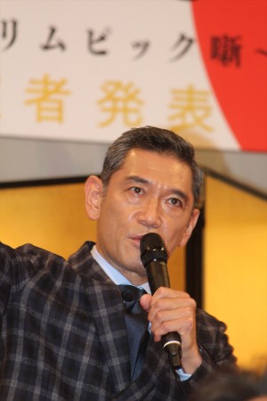 杉本哲太、2019年大河ドラマ『いだてん~東京オリムピック噺~』出演者発表会見に登場