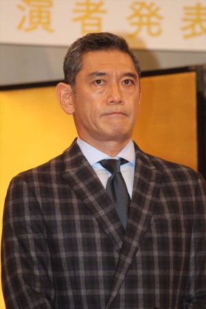 杉本哲太、2019年大河ドラマ『いだてん~東京オリムピック噺~』出演者発表会見に登場