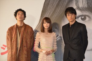 桐谷美玲、鈴木伸之、清原翔、『リベンジgirl』クランクアップ会見に登壇