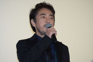 市村正親、『泥棒役者』初日舞台挨拶にて