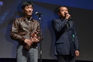 相澤虎之助監督、川瀬陽太「第9回TAMA映画賞授賞式」にて