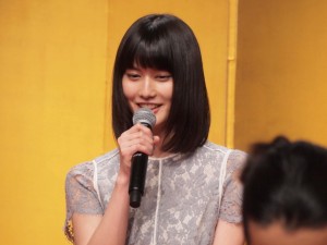 橋本愛、2019年大河ドラマ『いだてん~東京オリムピック噺~』新キャスト発表会見に登場