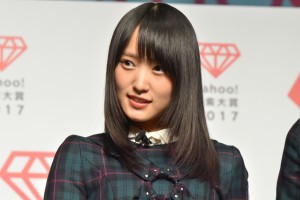 菅井友香、国民が選んだ賞「Yahoo!検索大賞2017」発表会に登壇