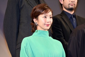 優香、『羊の木』完成披露試写会に登壇