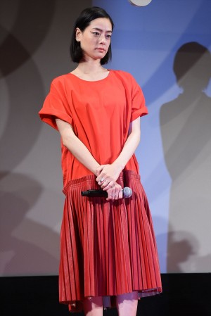 市川実日子、『羊の木』完成披露試写会に登壇