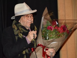 『花筐/HANAGATAMI』初日舞台挨拶に出席した大林宣彦監督